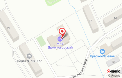 Дружногорский культурно-досуговый центр на карте