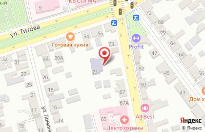 Детский сад №22 во Владикавказе на карте