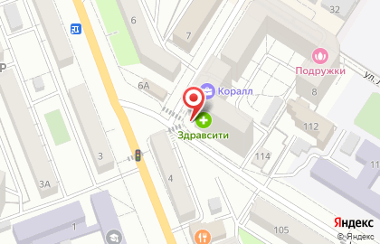 Супермаркет Народный в Центральном районе на карте