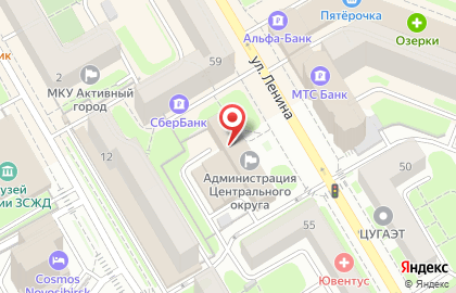 Многофункциональный центр на Площади Гарина-Михайловского на карте