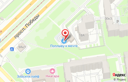 Центр грудничкового и раннего плавания Поплавок на улице Юлиуса Фучика на карте