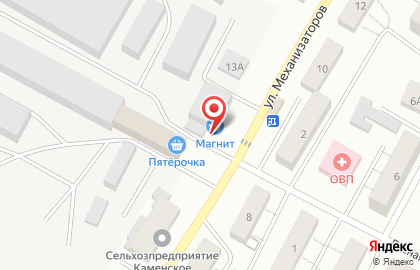 Банкомат СКБ-банк на улице Механизаторов на карте