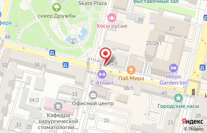Институт среднего профессионального образования на улице Мира на карте