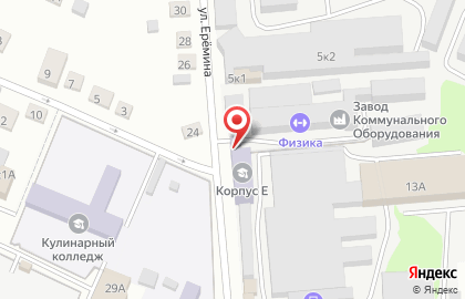 Юго-Западный государственный университет в Курске на карте