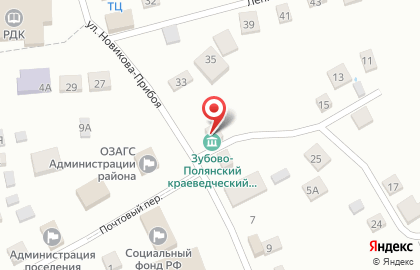 Зубово-Полянский краеведческий музей на карте