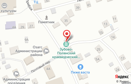 Зубово-Полянский краеведческий музей на карте