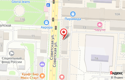 Магазин Букет бутик на Советской улице на карте