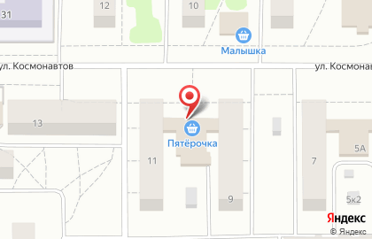 Магазин разливных напитков на улице Космонавтов на карте
