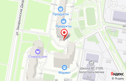 Лабораторная служба Хеликс на улице Захарьинские Дворики на карте