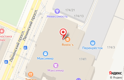 Ресторан быстрого питания KFC на Ленинском проспекте на карте