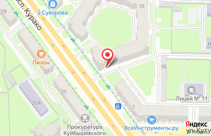 Юридическое бюро Шмареновой И.В. в Центральном районе на карте