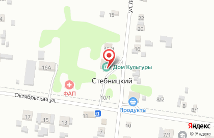Участковый пункт полиции хутор Стеблицкий на карте