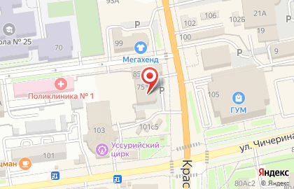 Сервисный центр во Владивостоке на карте