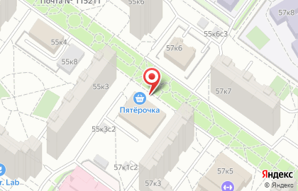 Магазин одежды и текстиля для дома в Москворечье-Сабурово на карте