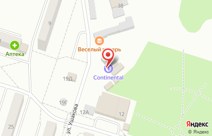 Шинный центр Continental на улице Ушакова на карте