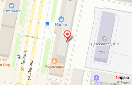 Салон-магазин МТС на улице Ленина на карте