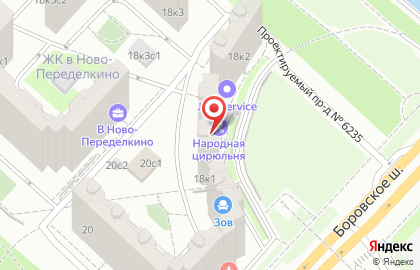 Ремонт ноутбуков Новопеределкино на карте