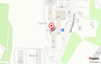 СОКОЛ на Центральной улице на карте