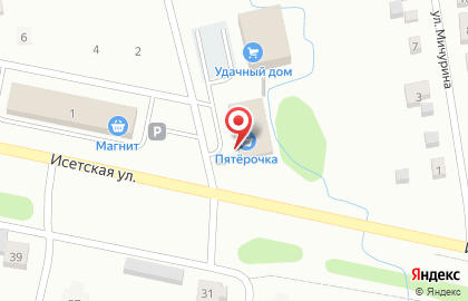 Супермаркет Пятёрочка на Молодёжной улице на карте
