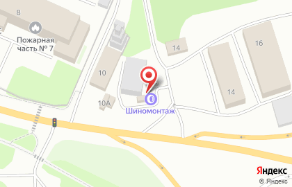 Шиносервис на улице Шабалина на карте