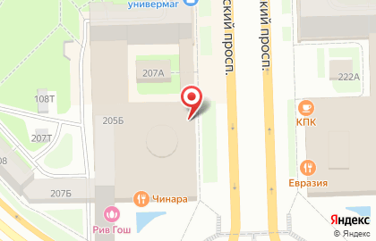 Универмаг Московский на Московском проспекте, 207 на карте