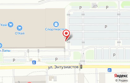 Магазин именных ложек на улице Энтузиастов на карте