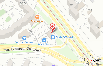 Шинный центр Таганка на улице 22 Партсъезда на карте