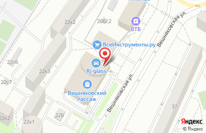 Юниум на Вешняковской улице на карте