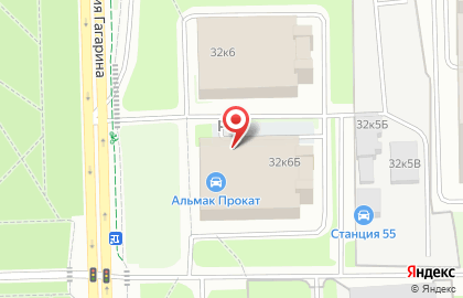 Страховой дом ДБК на проспекте Юрия Гагарина на карте