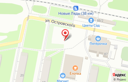 Киоск по продаже фруктов и овощей в Свердловском районе на карте