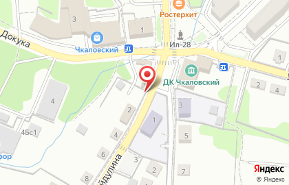 Магазин Русский хлеб на улице Габайдулина на карте