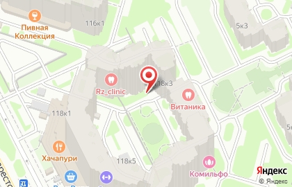 Клиника безопасной имплантологии rz_clinic на Бухарестской улице на карте