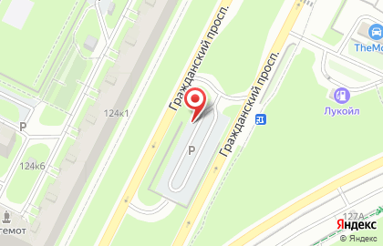 Автостоянка в Санкт-Петербурге на карте