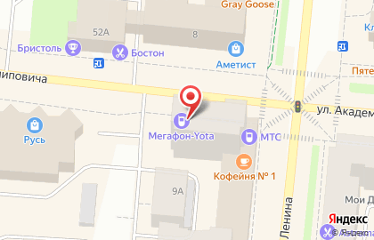 Салон сотовой связи МегаФон на проспекте Ленина, 50 на карте