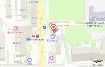 Салон оптики в Москве на карте