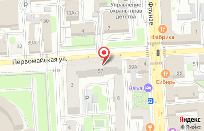 Мебельный салон Кухниспаркс на Первомайской улице на карте