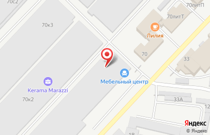 Мебельный салон Престиж в Кировском районе на карте