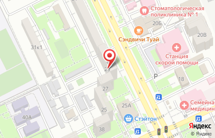 Юридический центр на карте