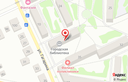 Городская библиотека в Ижевске на карте