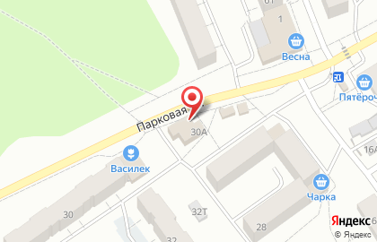 Мини-пекарня на Парковой улице на карте