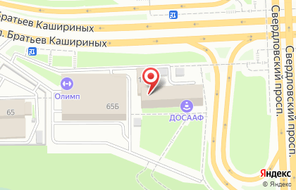 Челябинская объединенная техническая школа, ДОСААФ России на карте