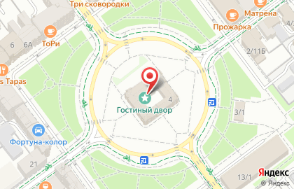 Копи-центр на 1-й Московской улице на карте