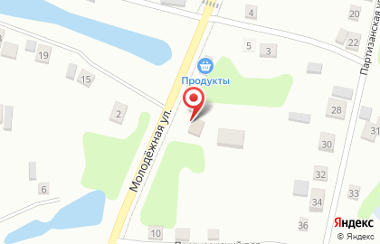 Магазин Коралл на Озёрной улице на карте