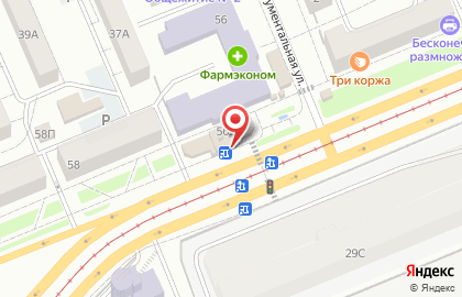 Кофейня Green Green в Ленинском районе на карте