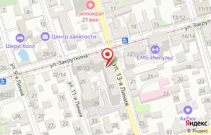 Автошкола Город на улице Закруткина на карте
