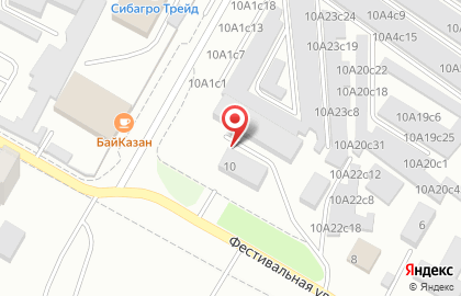 ООО СИБТЭК на Фестивальной улице на карте