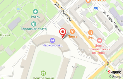 Юридическая компания ЕКГ на улице Советов на карте