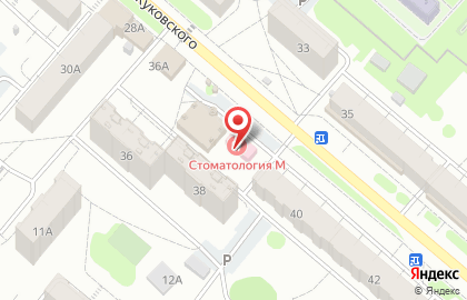 Стоматологическая клиника Стамология М на карте
