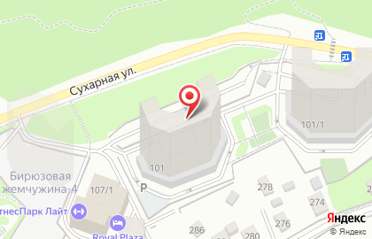 Автостоянка в Новосибирске на карте