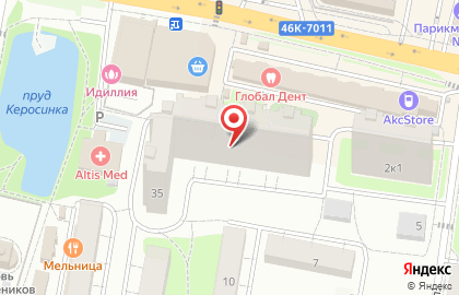 Магазин овощей и фруктов в Москве на карте